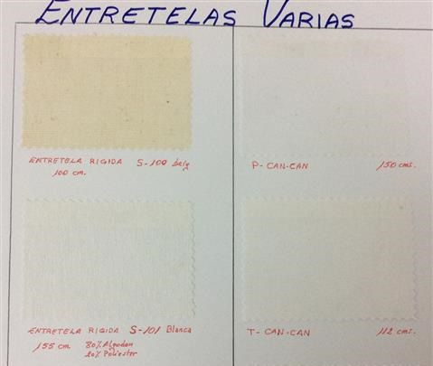 ENTRETELAS VARIAS